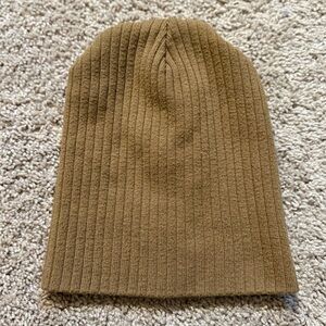 Beautiful Brown Tan Knit Beanie